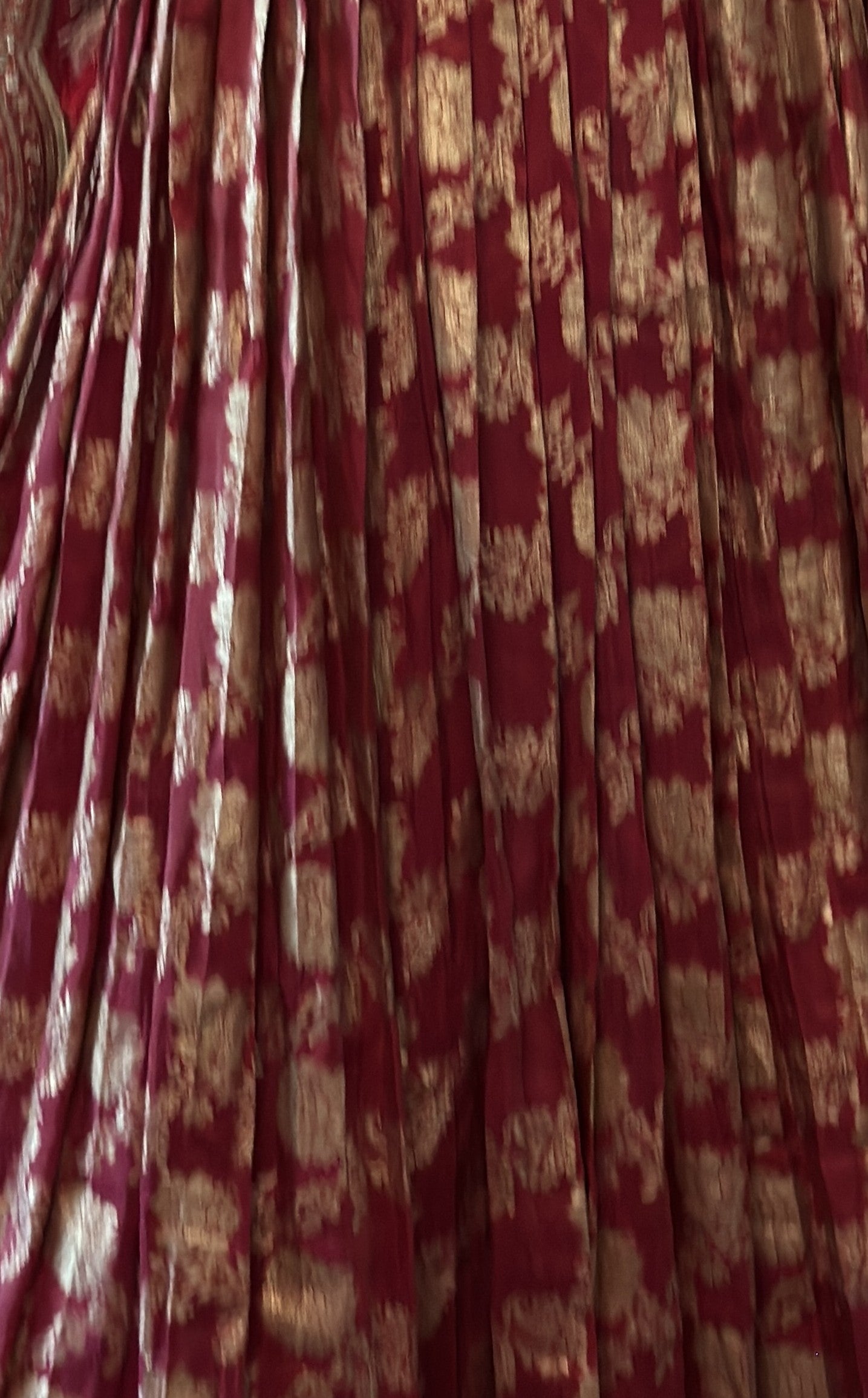 Dark Pink Zardozi Lehenga Set | Hand Embroidered Viscose Lehenga with Tissue Shimmer Dupatta