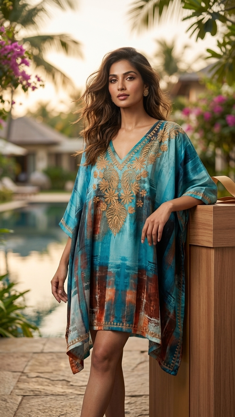Oversized Kaftan that can fit upto size 64" bust