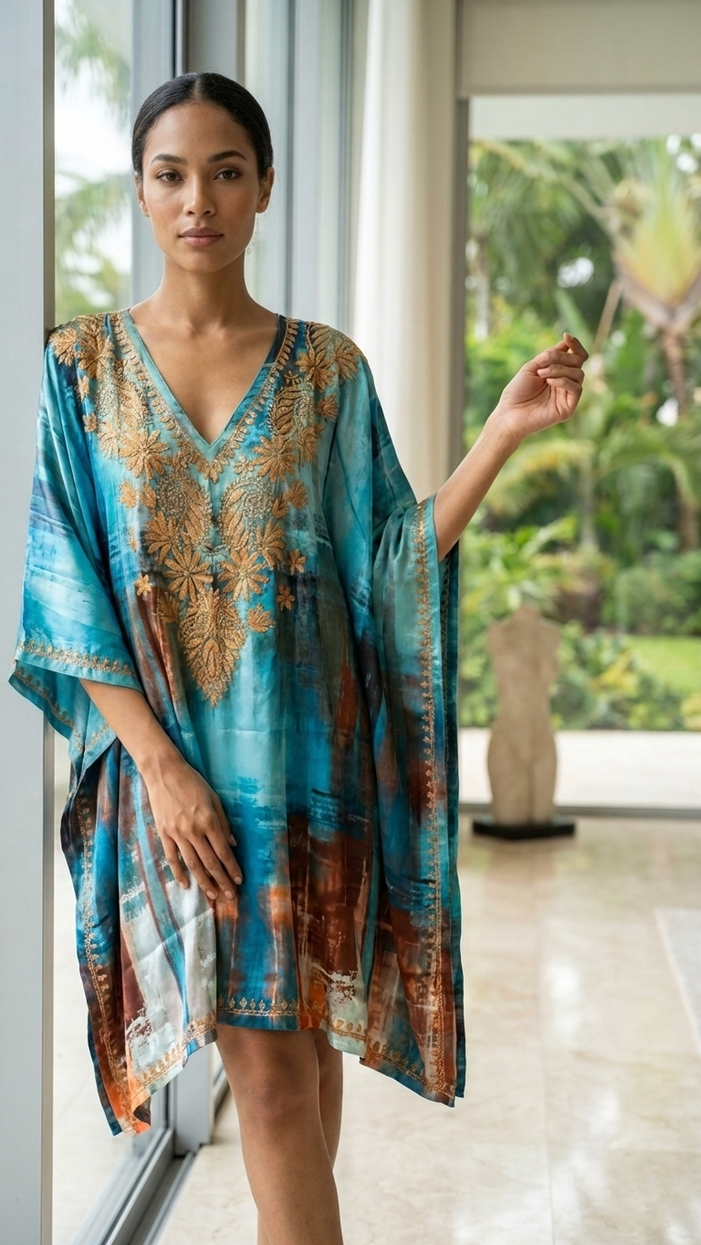 Oversized Kaftan that can fit upto size 64" bust